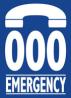 Emergency phone number - 000