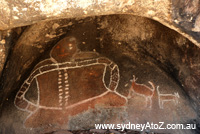 Bunjil Shelter (Grampians VIC) - Aboriginal art