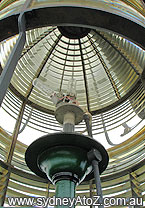 The lighthouse lamp - Barrenjoey Lighthouse