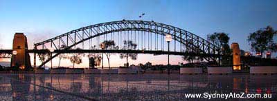 Sydney Harbor Bridge today - view from Opera House