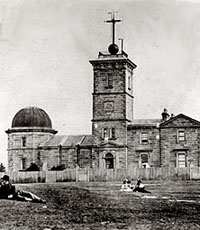 Sydney Observatory in 1860